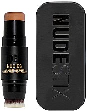 Крем-карандаш для лица - Nudestix Nudies All Over Face Color — фото N1