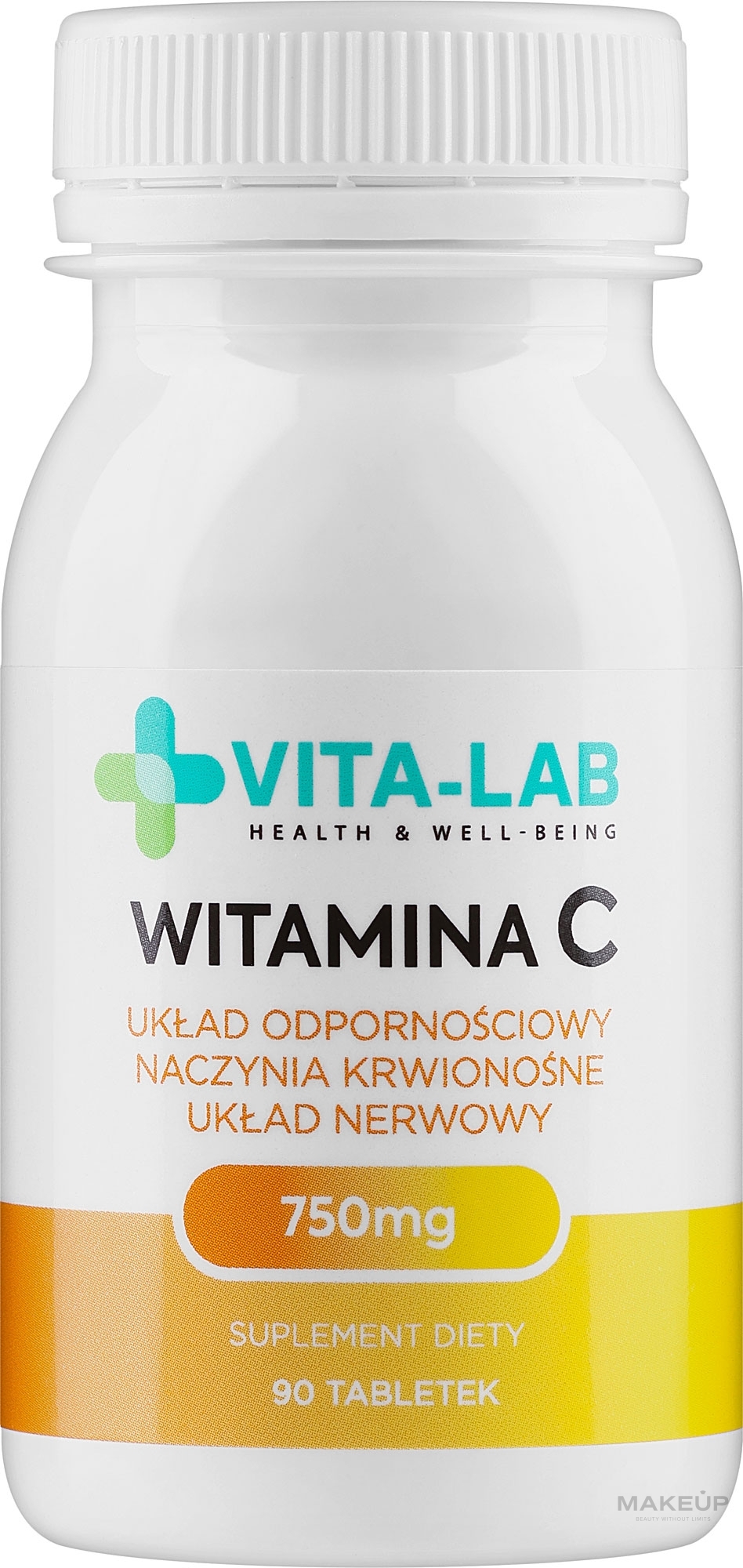 Харчова добавка "Вітамін C", 750 мг - Vita-Lab Vitamin C 750 mg — фото 90шт