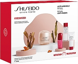 Набір - Shiseido Benefiance Enriched Value Set (f/cr/50ml + foam/15ml + f/lot/30ml + conc/10ml) — фото N2