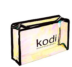 Косметичка "Хамелеон" №001, прямоугольная без ручки, прозрачная - Kodi Professional — фото N1