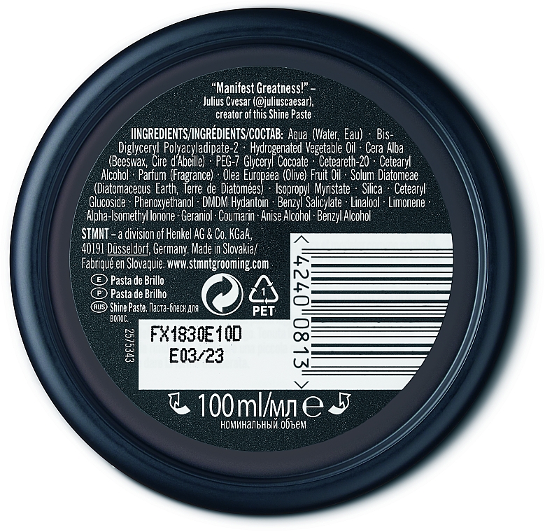 Паста для волос - STMNT Grooming Goods Shine Paste — фото N4