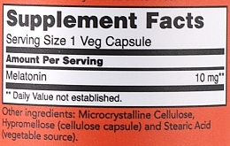 Амінокислота "Мелатонін", 10 мг - Now Foods Extra Strength Melatonin 10 mg — фото N2