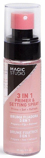 Фиксатор макияжа - Magic Studio 3In 1 Primer & Setting Spray  — фото N1