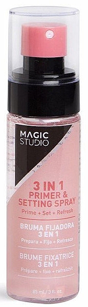 Фіксатор макіяжу - Magic Studio 3In 1 Primer & Setting Spray — фото N1