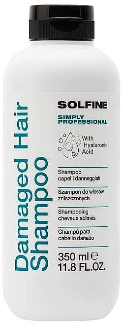 Шампунь для пошкодженого волосся - Solfine Damaged Hair Shampoo — фото N1