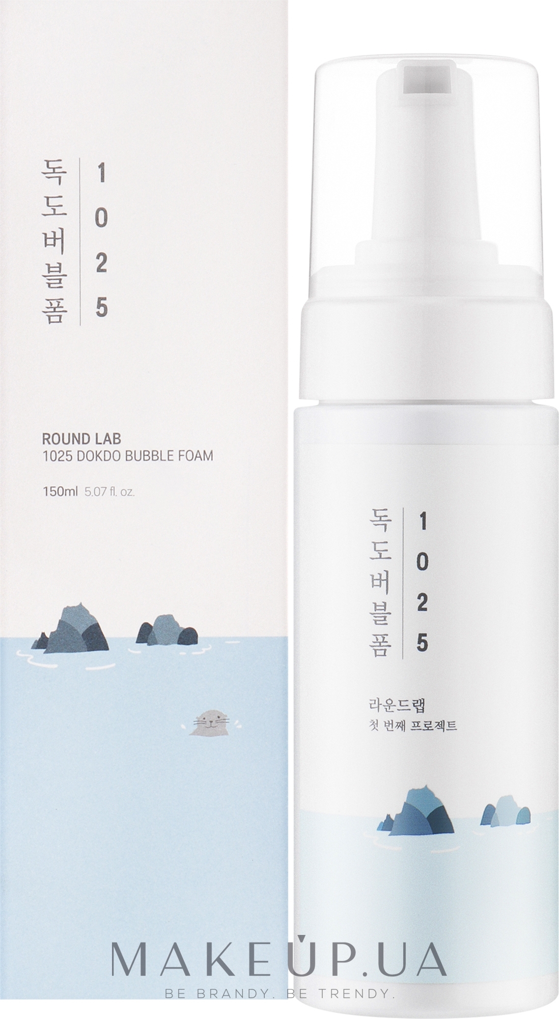 Очищающая пенка для проблемной кожи - Round Lab Round Lab 1025 Dokdo Bubble Foam — фото 150ml