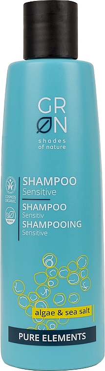 Шампунь для волос "Водоросли и морская соль" - GRN Pure Elements Sensitive Algae & Sea Salt Shampoo  — фото N1