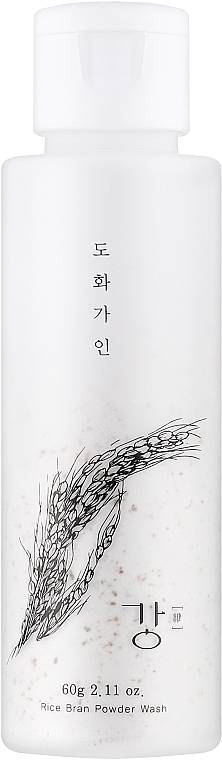 Средство для умывания на основе порошка рисовых отрубей - House of Dohwa Rice Bran Powder Wash — фото N1