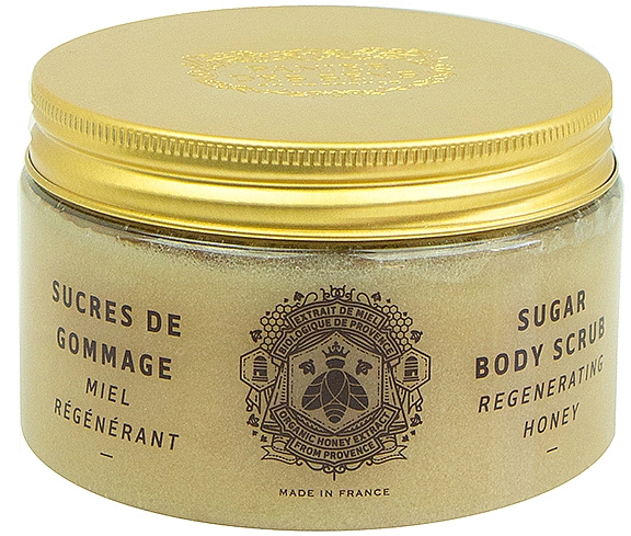 Сахарный скраб для тела "Мёд" - Panier Des Sens Sugar Scrub With Honey Extract