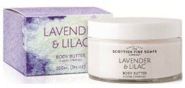 Парфумерія, косметика Крем-масло для тіла - Scottish Fine Soaps Lavender & Lilac Body Butter