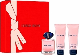 Парфумерія, косметика Giorgio Armani My Way - Набір (edp/90ml + b/lot/75ml + sh/gel/75ml)