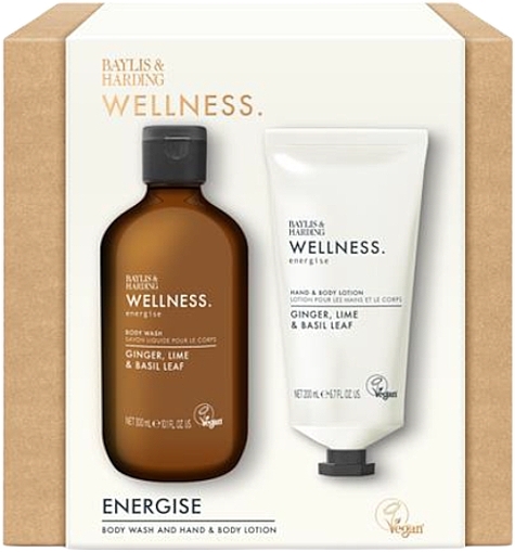 Набор - Baylis & Harding Wellness Luxury Body Care Gift Set (sh/gel/300ml + lot/200ml) — фото N1