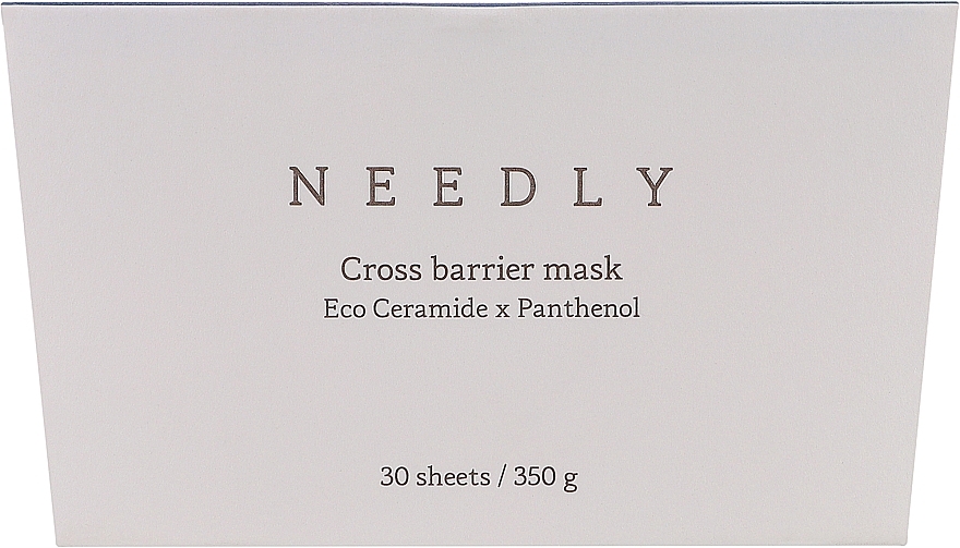Набір тканинних масок із керамідами та пантенолом - Needly Crossbarrier Mask — фото N2