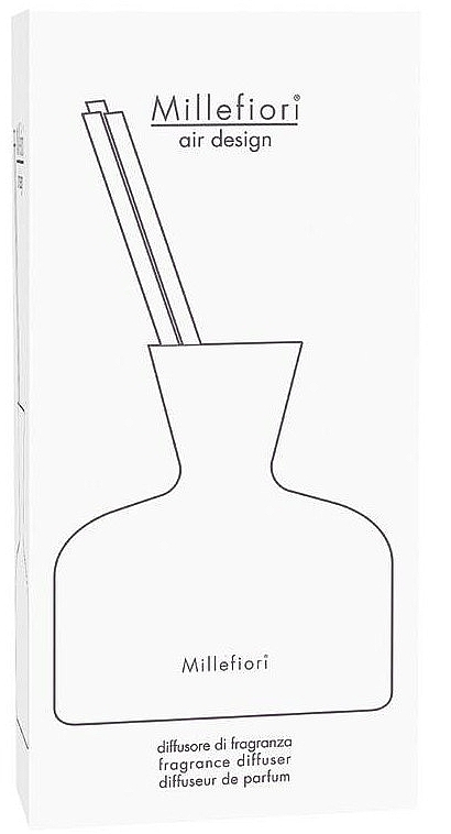 Скляний флакон для дифузора з паличками - Millefiori Milano Air Design Vase Clear — фото N3