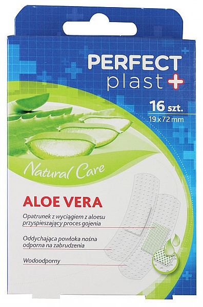 Пластырь с повязкой с экстрактом алоэ - Perfect Plast Aloe Vera — фото N1