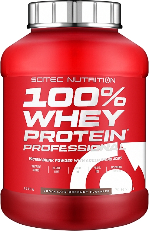 Протеин - Scitec Nutrition 100% Whey Protein Professional Chocolate Coconut — фото N3