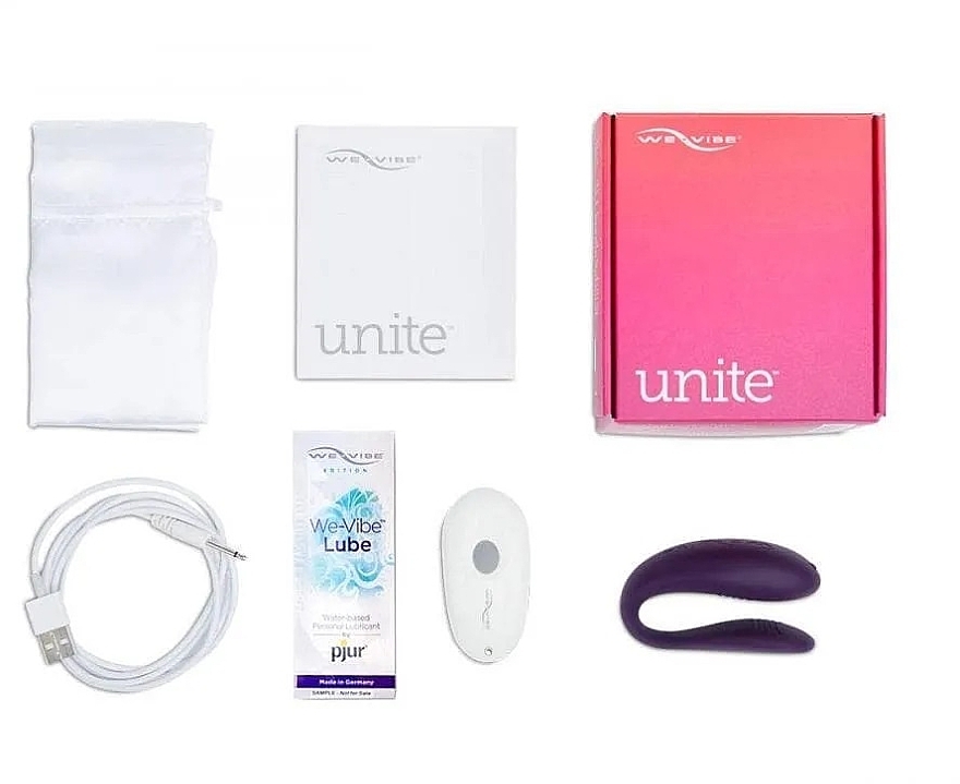 Вибратор для пар с дистанционным управлением, фиолетовый - We-Vibe Unite Purple — фото N4