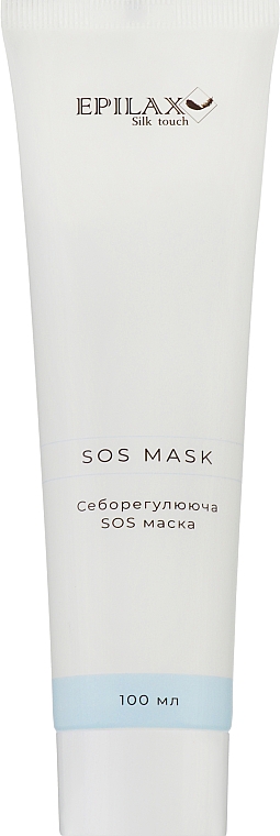 Маска для тела "Себорегулирующая" - Epilax Silk Touch SOS Mask — фото N1