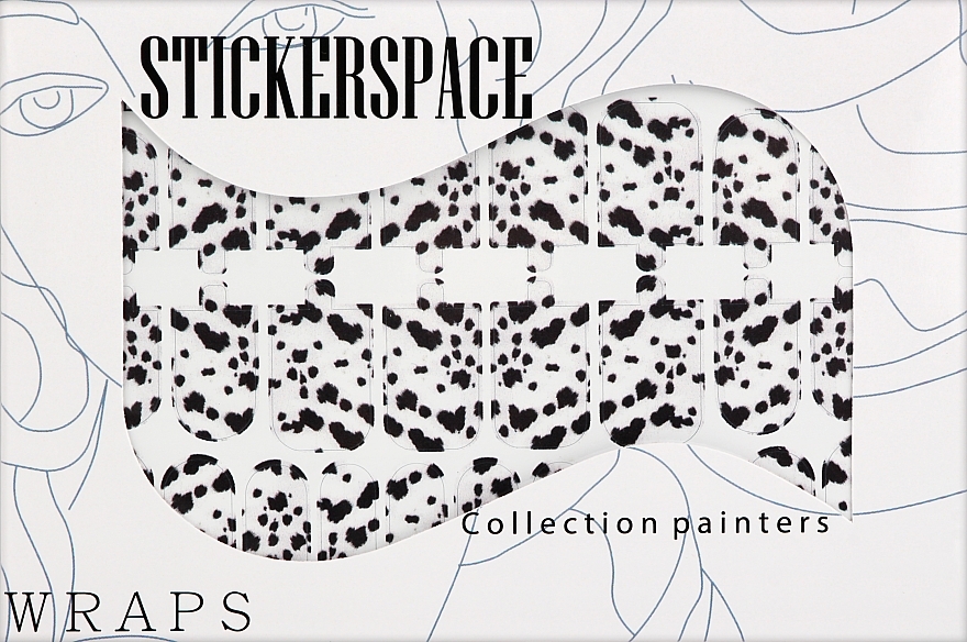 Дизайнерські наклейки для нігтів "Dalmatian standart" - StickersSpace — фото N1