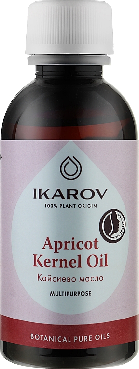 Органическое абрикосовое масло - Ikarov Apricot Kernel Oil  — фото N1
