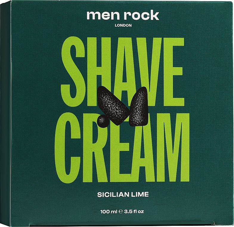 Крем для бритья - Men Rock London Sicilian Lime Shave Cream  — фото N2