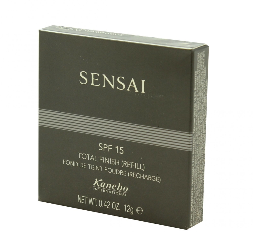 Компактна пудра - Sensai Total Finish Refill SPF 15 (змінний блок) — фото N2