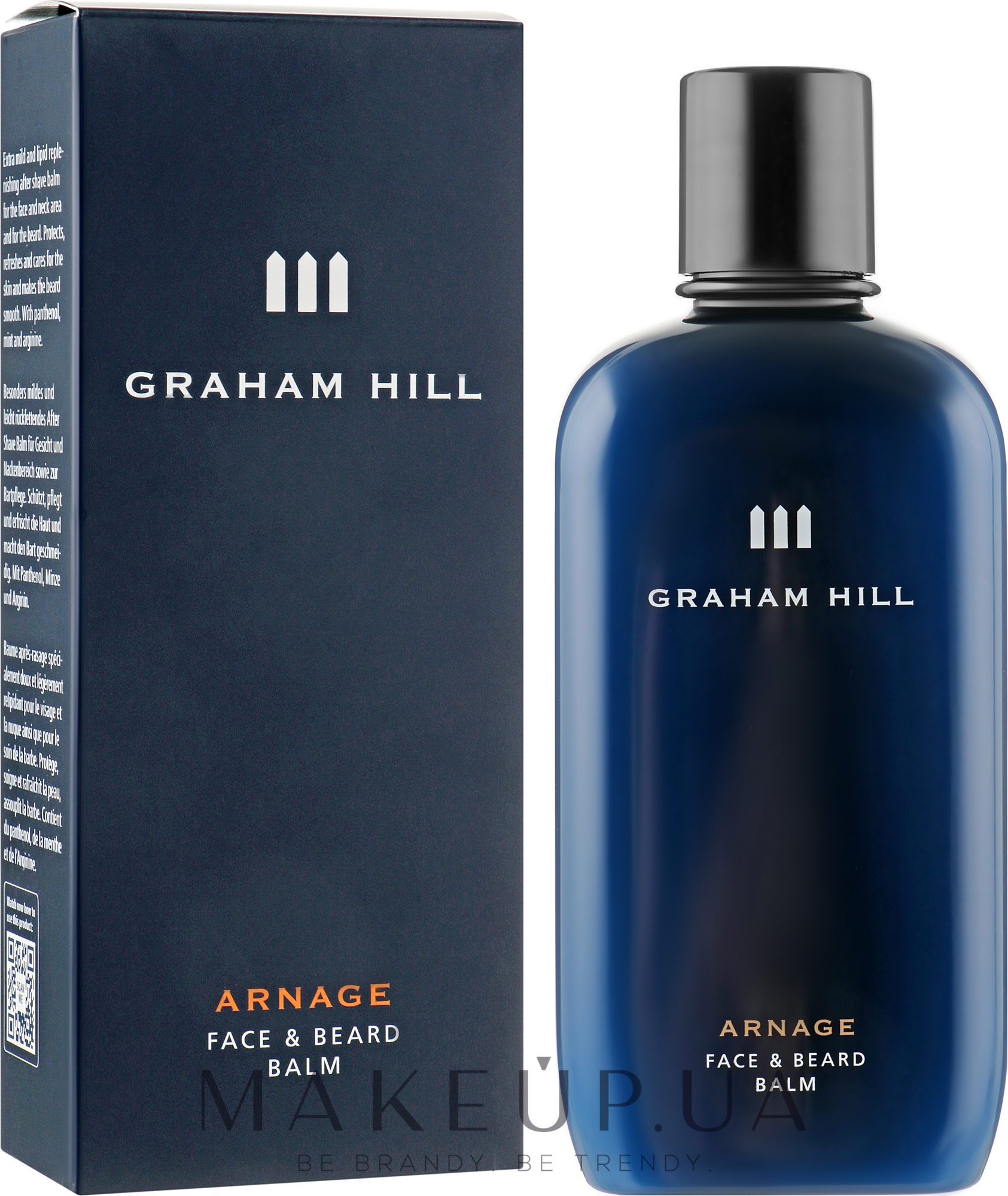 Бальзам после бритья успокаивающий - Graham Hill Arnage Face & Beard Balm — фото 200ml