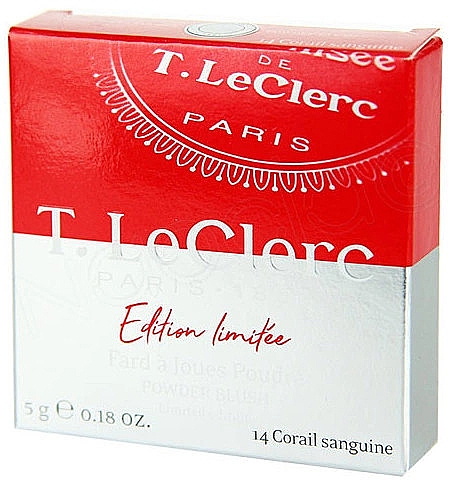 Пудровые румяна для лица - T. LeClerc Powder Blush — фото N4