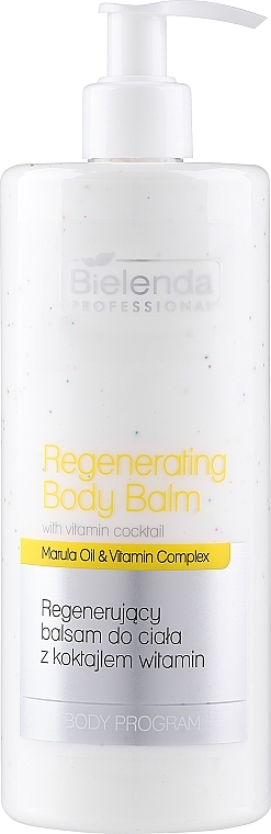 Регенерующий бальзам для тела с коктейлем витамин - Bielenda Professional Body Program Regenerating Body Balm