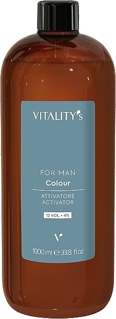 Окислювач для фарби для чоловіків 4% - Vitality's For Man Colour Activator — фото N1