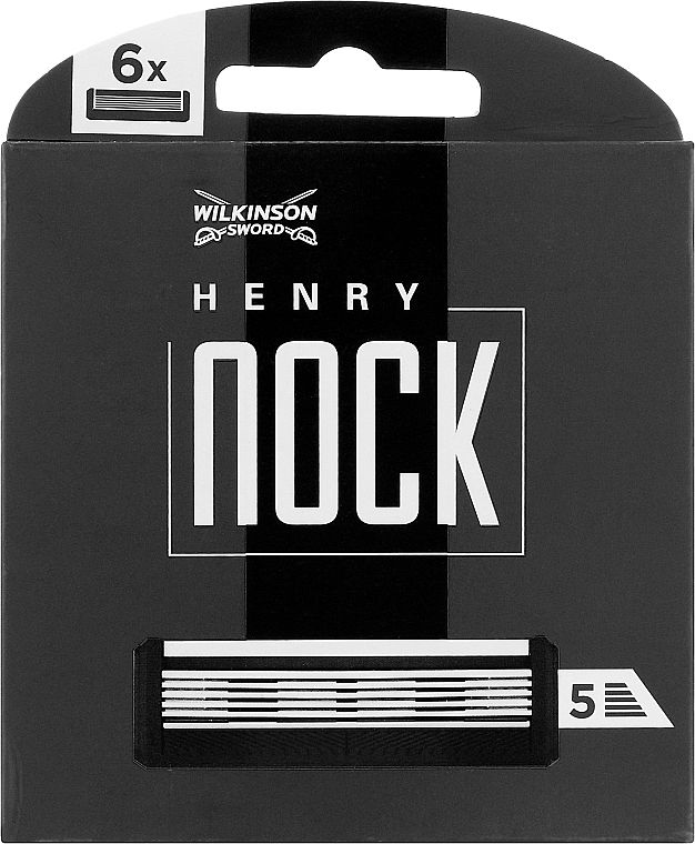 Змінні леза "Hanry Nock", 6 шт. - Wilkinson Sword Henry Nock — фото N1