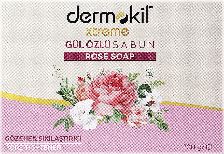Мыло с экстрактом розы - Dermokil Xtreme Rose Soap — фото N1
