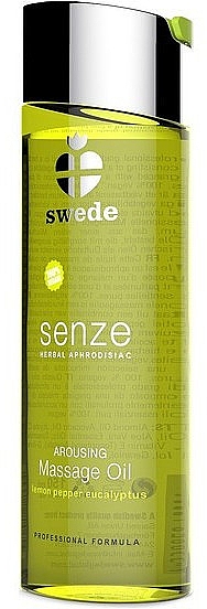 Масажна олія "Лимон, перець, евкаліпт" - Swede Senze Arousing Massage Oil Lemon Pepper Eucalyptus — фото N1