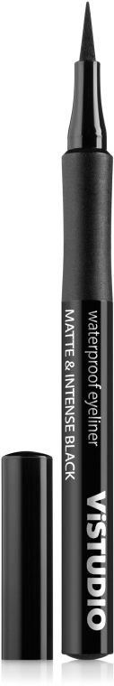 Подводка для глаз - ViSTUDIO Waterproof Eyeliner Matte — фото N1