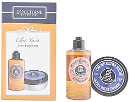 Парфумерія, косметика Набір - L'occitane She Butter Set (b/cr/100ml + sh/oil/250ml )