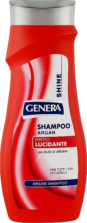 Живильний шампунь з олією аргани - Genera Shine Shampoo Argan — фото N1