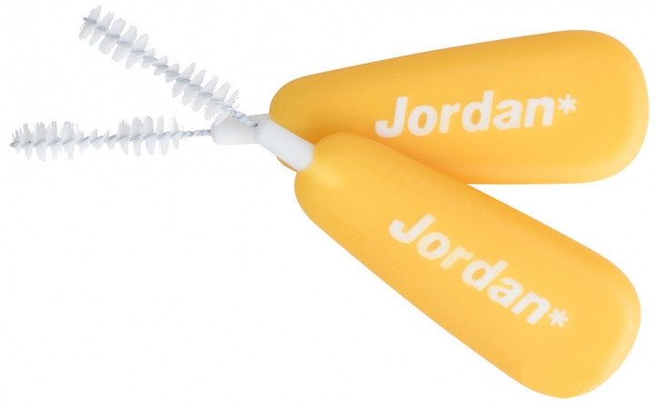 Щетки для межзубных промежутков L 0.7 мм, 10шт, желтые - Jordan Brush Between — фото N2