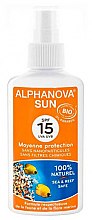 Духи, Парфюмерия, косметика Солнцезащитный спрей - Alphanova Sun Protection Spray SPF 15