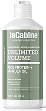 Парфумерія, косметика Кондиціонер для надання об'єму волоссю - La Cabine Unlimited Volume Rice Protein + Marula Oil Conditioner