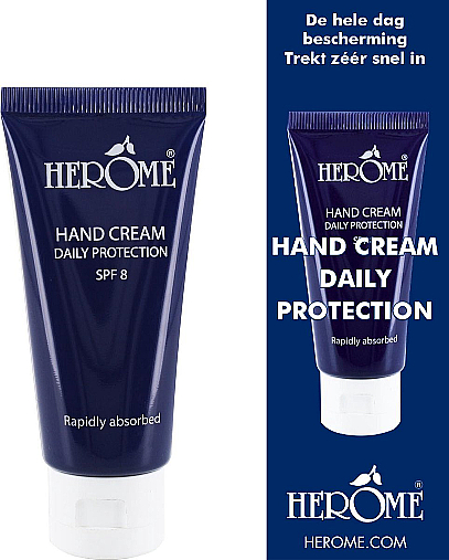 Крем для рук "Ежедневная защита с SPF 8" - Herome Hand Cream Daily Protection SPF 8 — фото N1