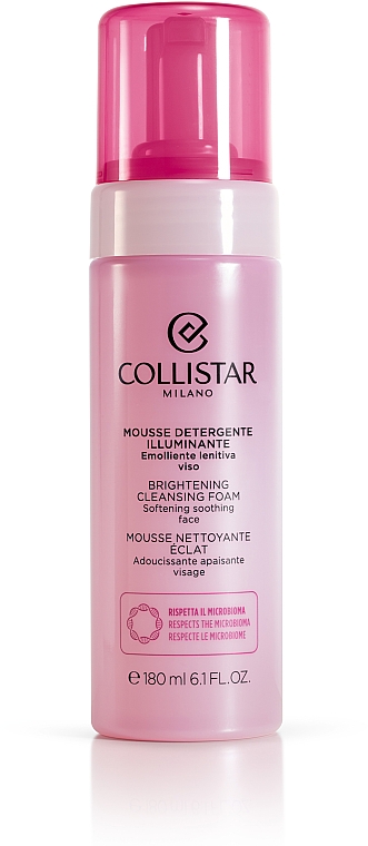 Очищувальна пінка для обличчя - Collistar Brightening Cleansing Foam