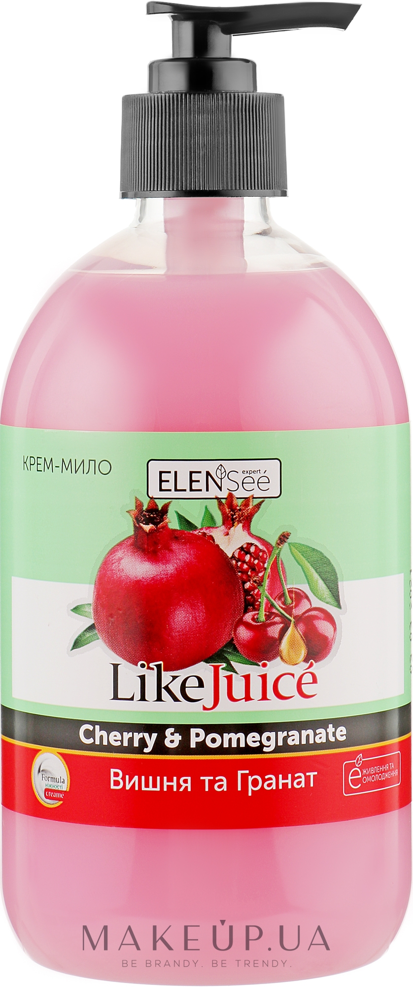 Крем мыло жидкое "Вишня-гранат" - ElenSee Like Juice — фото 500ml