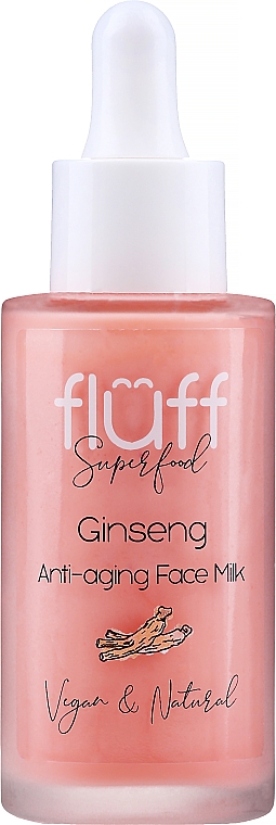 Молочко для лица - Fluff Superfood Ginseng Facial Milk — фото N1