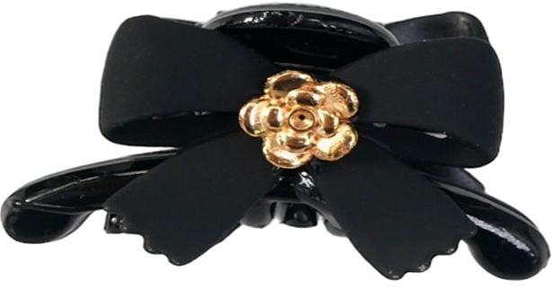 Заколка "Краб", черная, бант - Lolita Accessories — фото N1