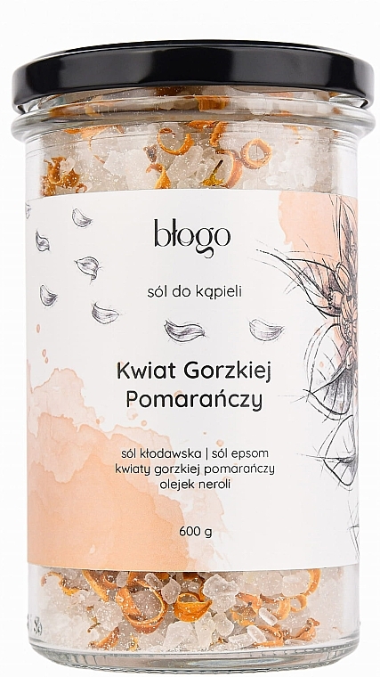 Сіль для ванни "Квітка гіркого апельсина" - Blogo — фото N1