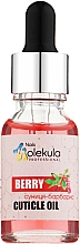 Олія для догляду за кутикулою "Суниця" - Nails Molekula Professional Cuticle Oil — фото N3
