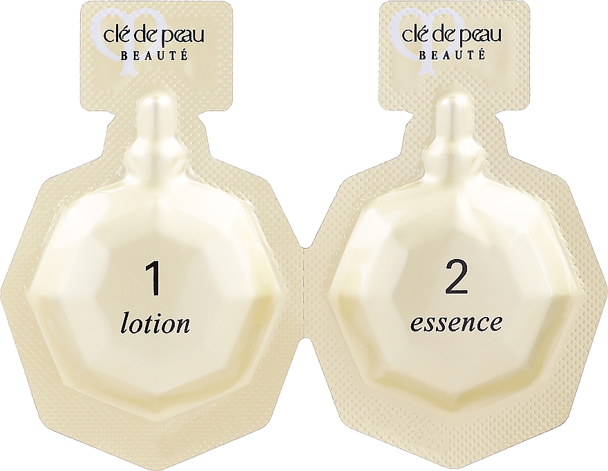 Набір - Cle De Peau Illuminating Concentrate Set (f/lot/6x3ml + f/essence/6x2ml + f/mask/6pcs) — фото N1