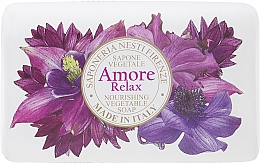 Мило з ароматом лаванди, цитруса й амбри - Nesti Dante Amore Relax Nourishing Vegetable Soap — фото N1