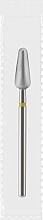 Парфумерія, косметика Фреза алмазна жовта "Бутон", діаметр 4,5 мм, довжина 12 мм - Divia DF016-45-Y