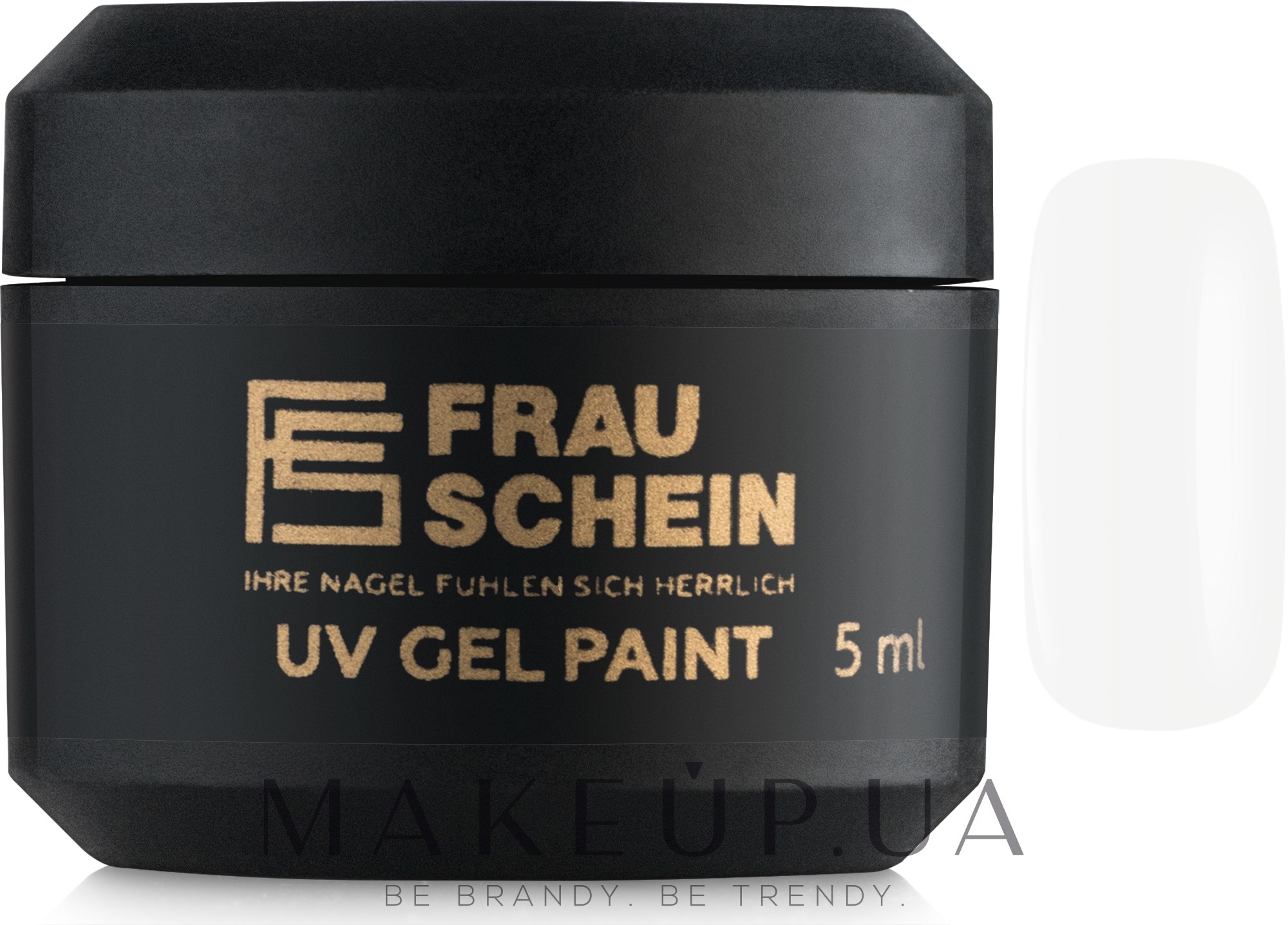 Гель-фарба для нігтів - Frau Schein UV Gel Paint — фото 1 - Белый